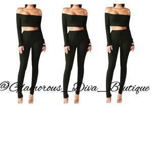Black Two Piece Set